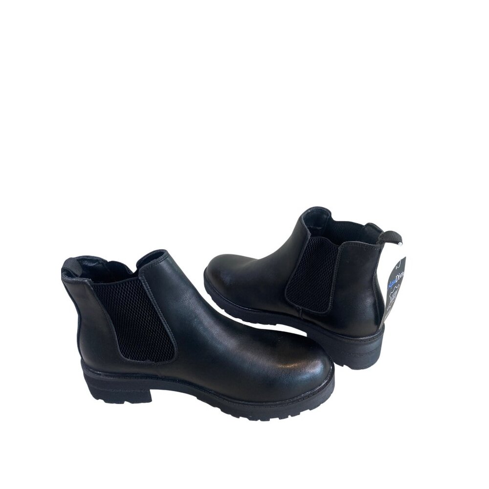 NWT AQUA DIVA 10 Savannah Chelsea Waterproof Ankle Boot Leather Insulated Black - Picture 16 of 16